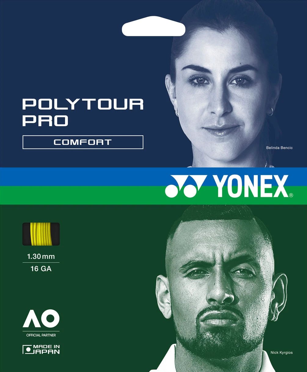 Yonex Polytour Pro 1.30mm 12M Set 12m Set Graphite String (Packs) Yonex