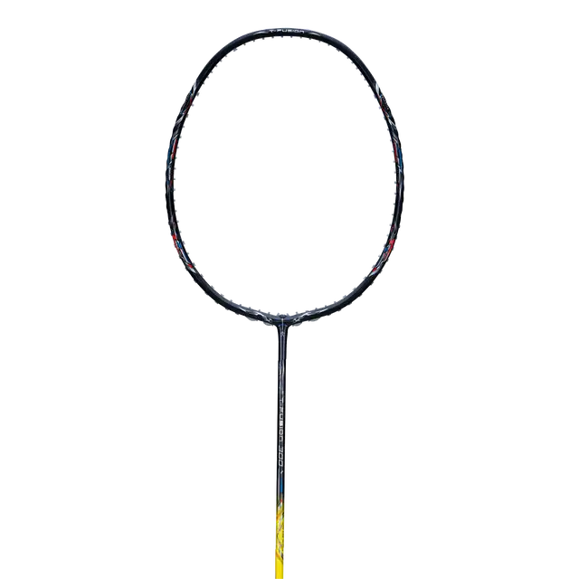 Hundred T-Fusion 300 5U Badminton Racket - Grey/Lime