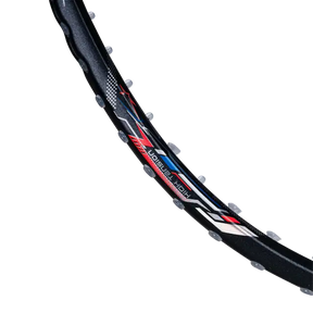 Hundred T-Fusion 300 5U Badminton Racket - Grey/Lime