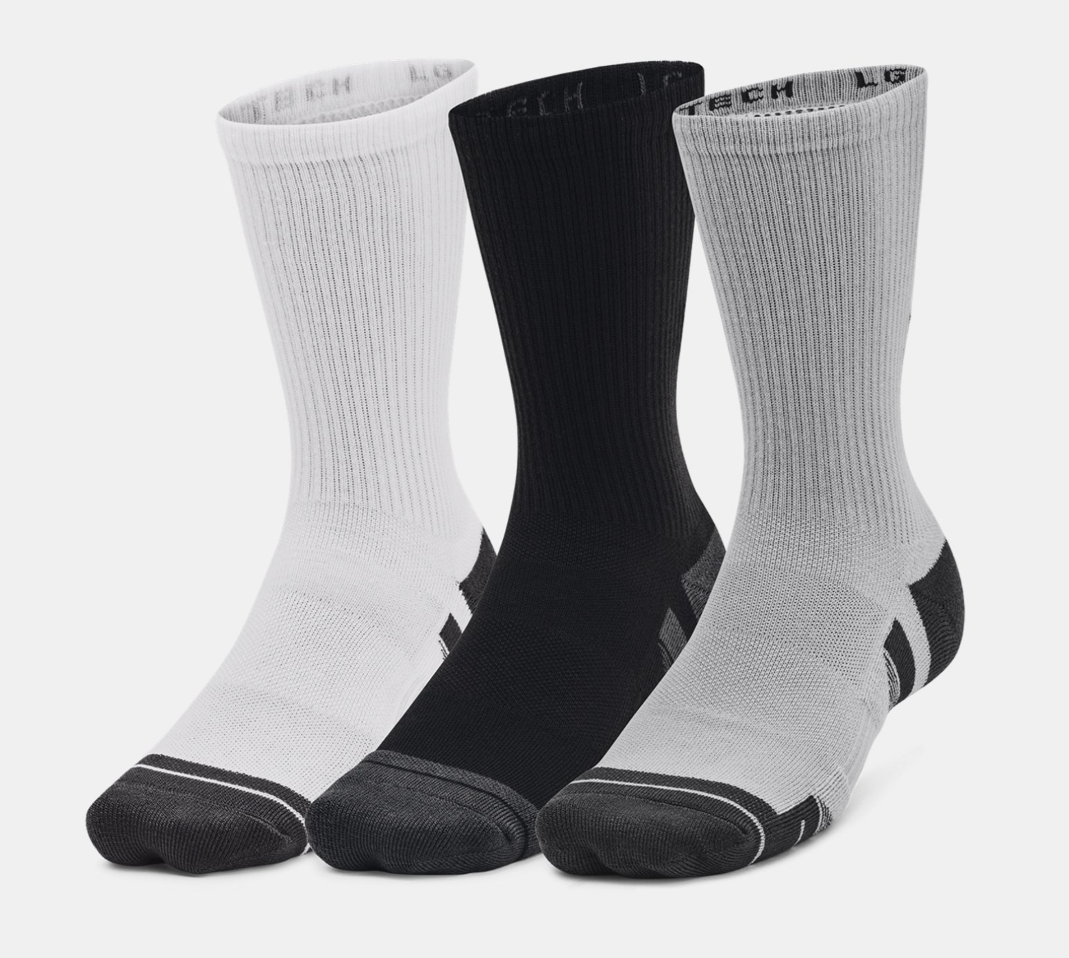 Under Armour Performance Tech 3pk Crew Sock 1379512