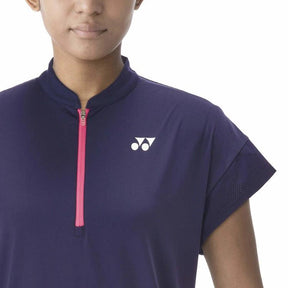 Yonex 20696 Crew Neck Shirt Women - Navy Blue Clothing Yonex