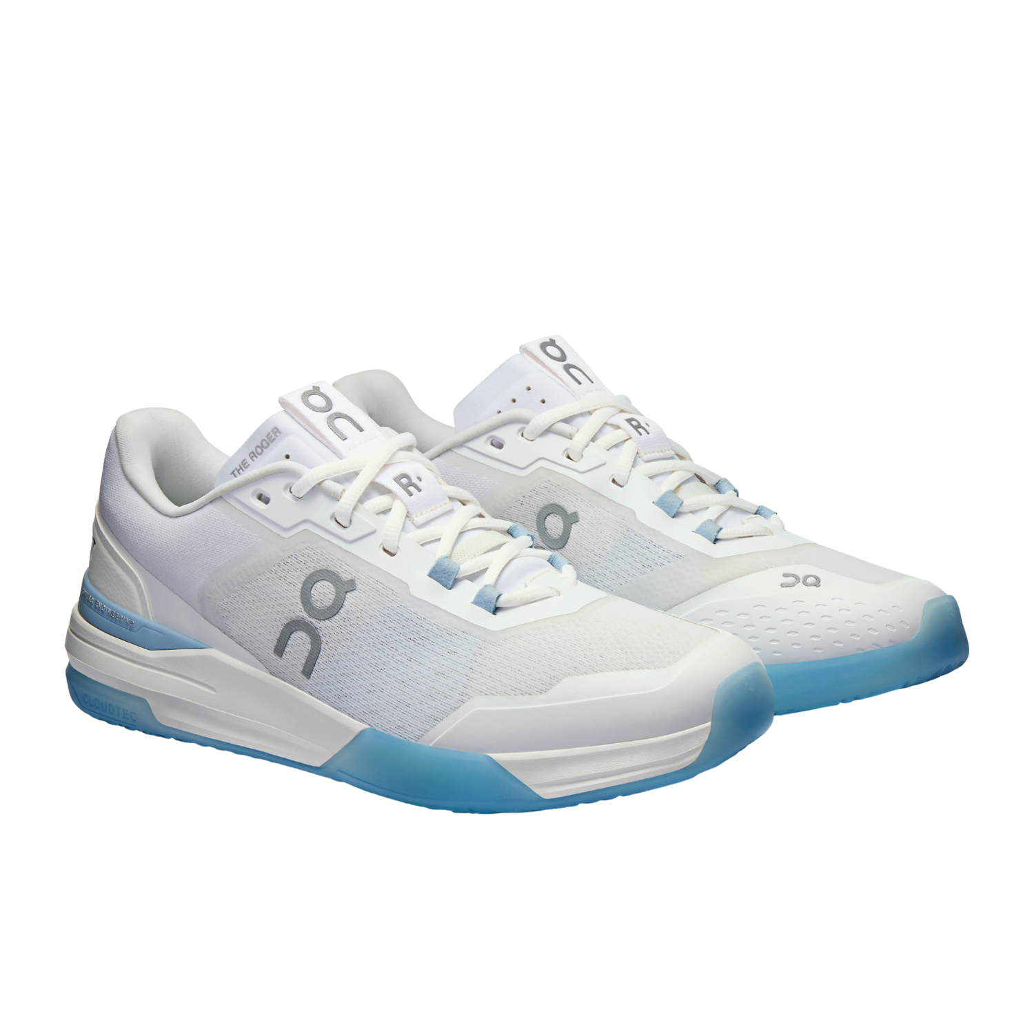 On THE ROGER Advantage Pro Tennis Shoes Men - White/Chambray