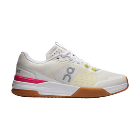 On THE ROGER Advantage Pro Tennis Shoes Women - Ivory/Pink