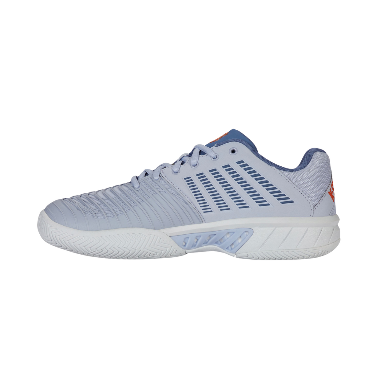 K-Swiss Express Light 3 Tennis Shoes Men - Arctic/Infinity/Scarlet