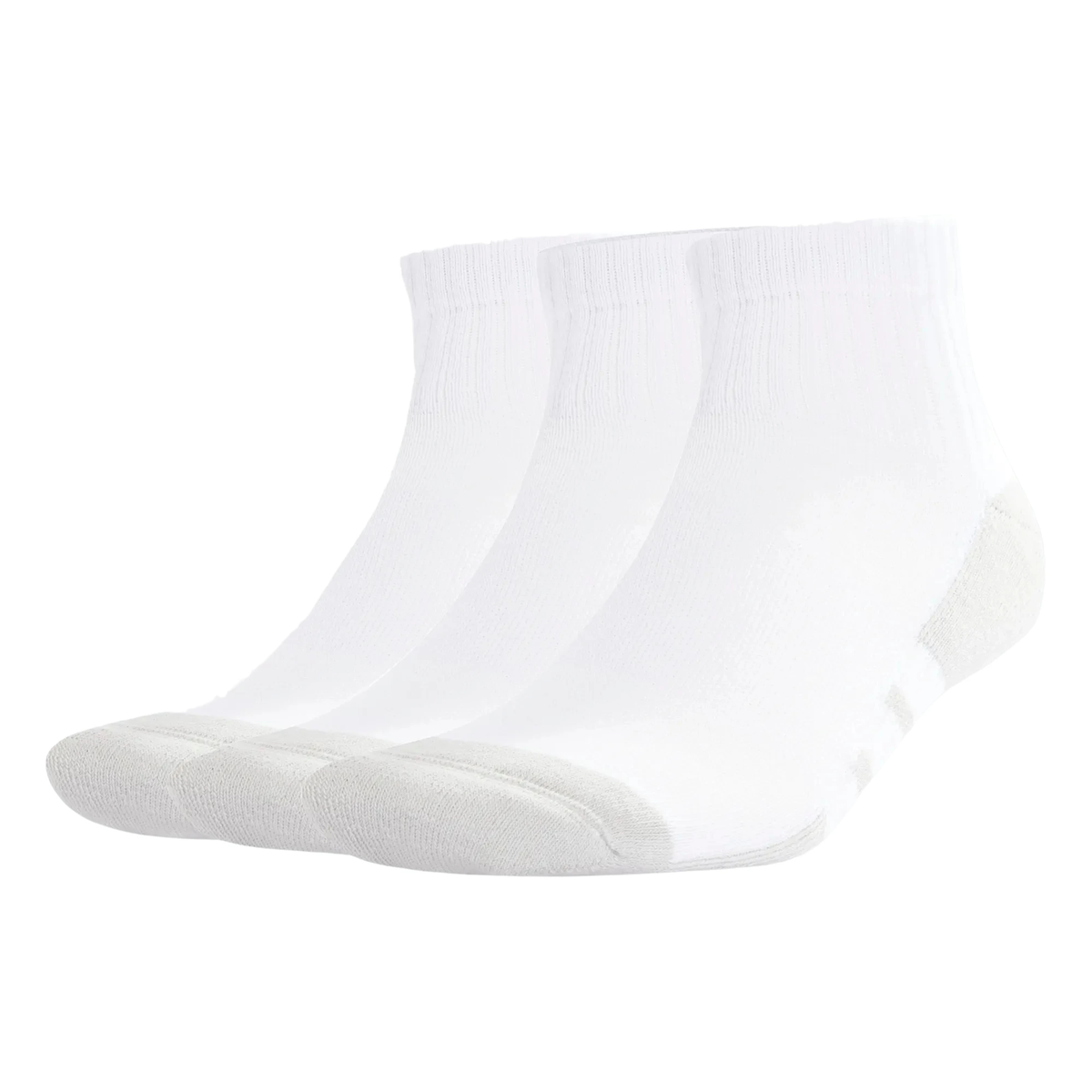 Adidas Essentials CLIMACOOL Quarter Socks 3 Pairs - White/Grey Clothing Adidas