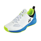 Yonex SHT Lumio Tennis Shoes Juniors (White/Turquoise) Clearance Yonex
