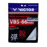 Victor VBS-66 Badminton String Set 10m - White Badminton String Victor
