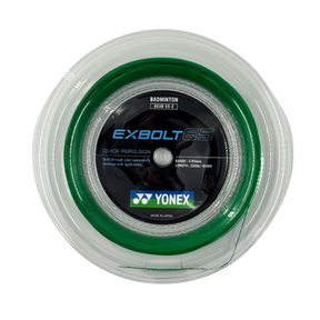 Yonex Exbolt 65 Badminton String 200m - Green String (Reel) Yonex