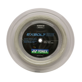Yonex Exbolt 65 Badminton String (200m Reel) White String (Reel) Yonex