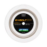 Yonex Exbolt 68 Badminton String (200m Reel) White