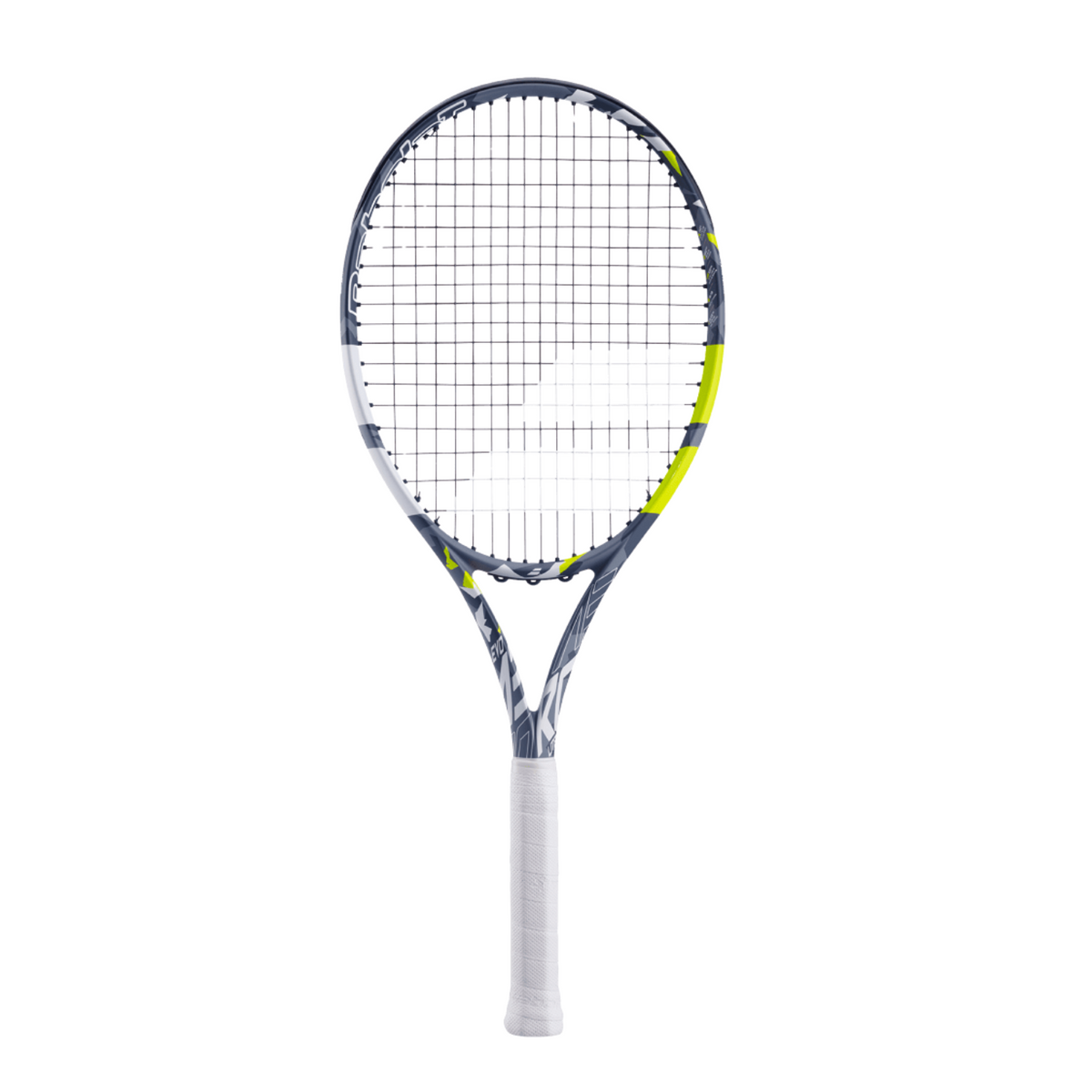 Babolat Evo Aero Lite 102 260g Strung Tennis Racket (Grey/Yellow)