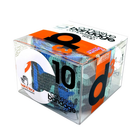 D3 Cohesive Bandage Compression Wrap 10mx50mm - Assorted Colour Choices Blue Camo 50mm x 10m Medical Tape & Bandages D3