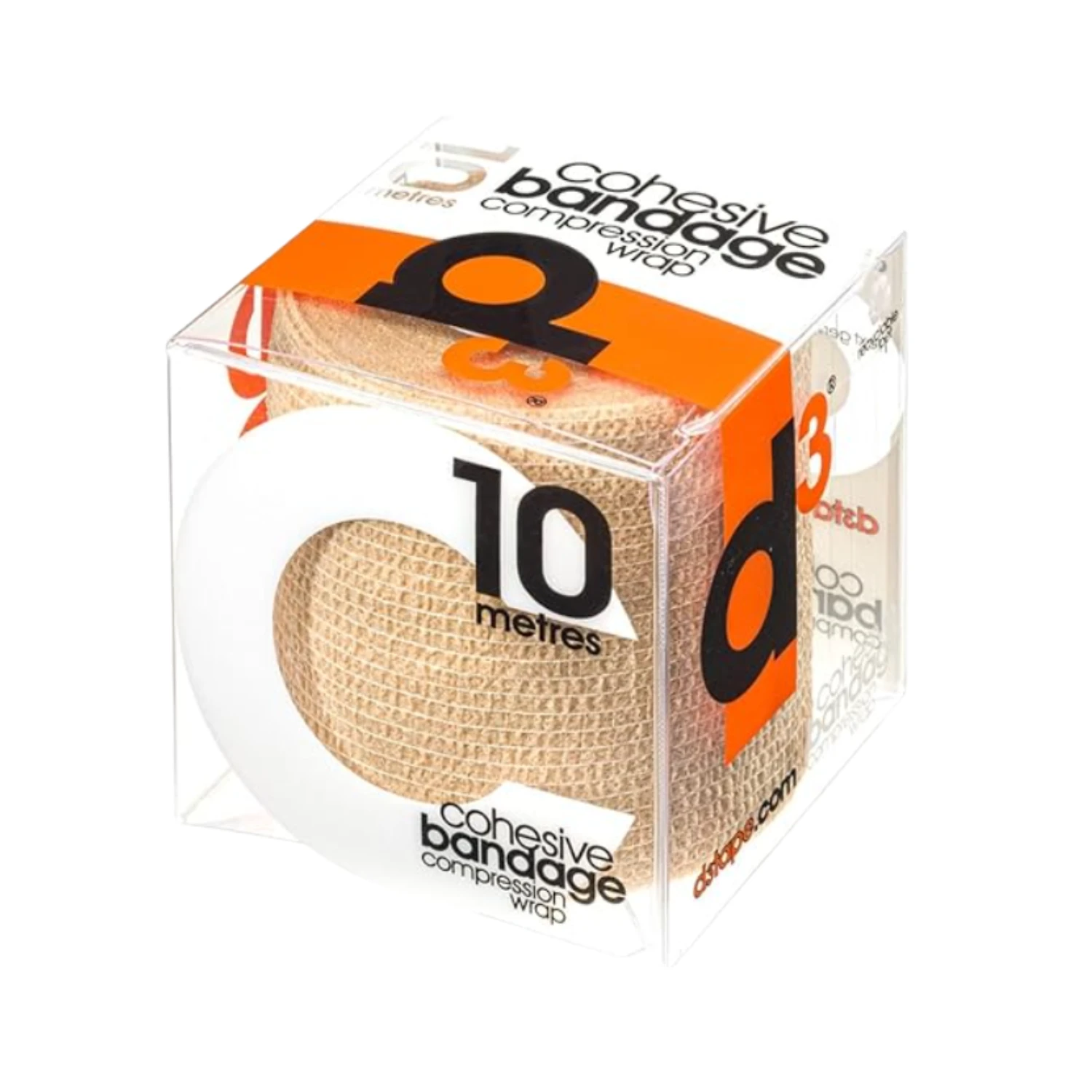 D3 Cohesive Bandage Compression Wrap 75mmx10m - Assorted Colour Choices Beige 75mm x 10m Medical Tape & Bandages D3