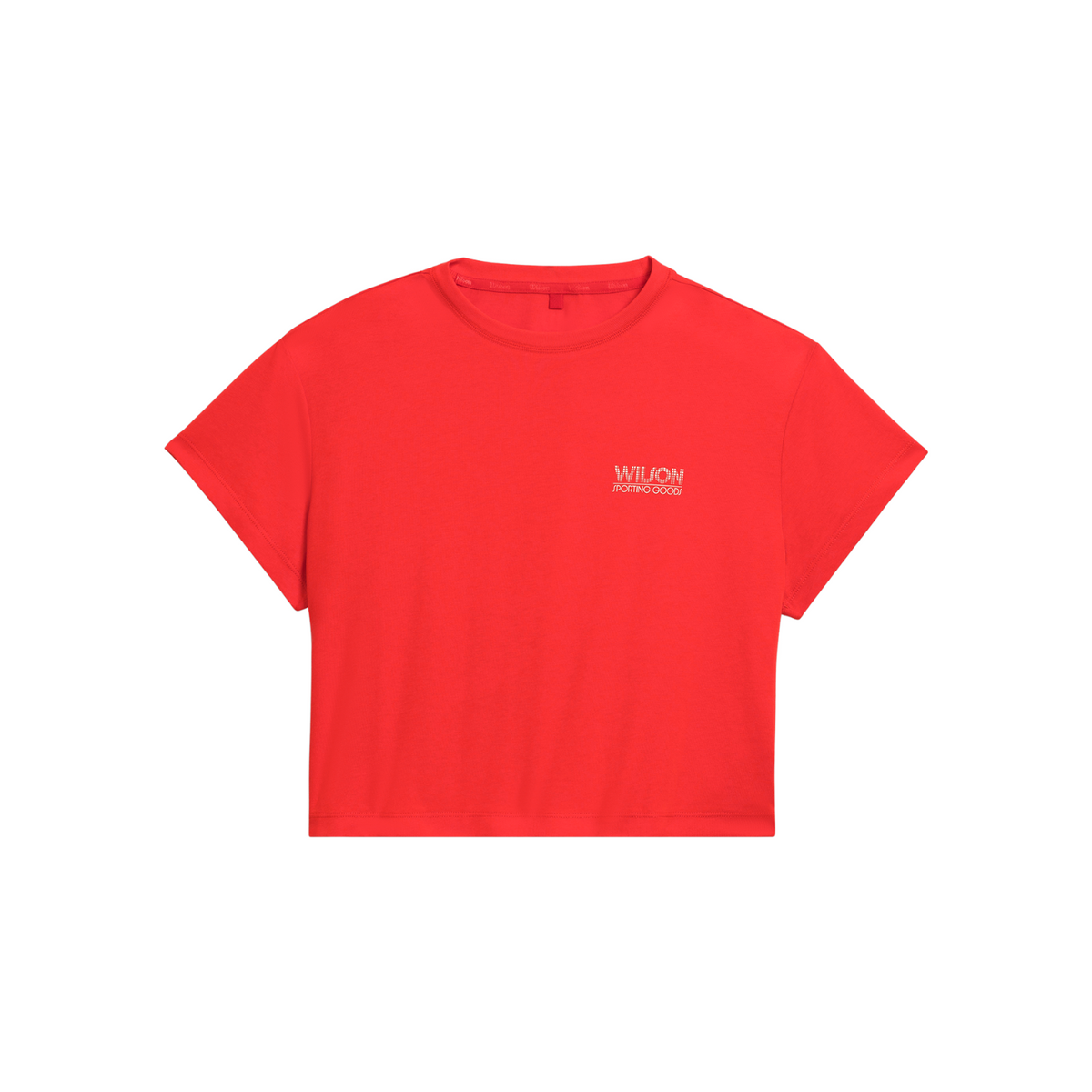 Wilson Harper Crop T-Shirt Women - Red Clothing Wilson