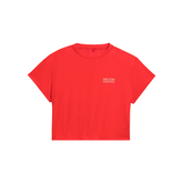 Wilson Harper Crop T-Shirt Women - Red Clothing Wilson