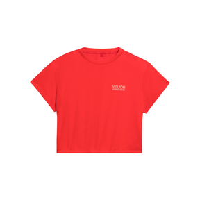 Wilson Harper Crop T-Shirt Women - Red Clothing Wilson