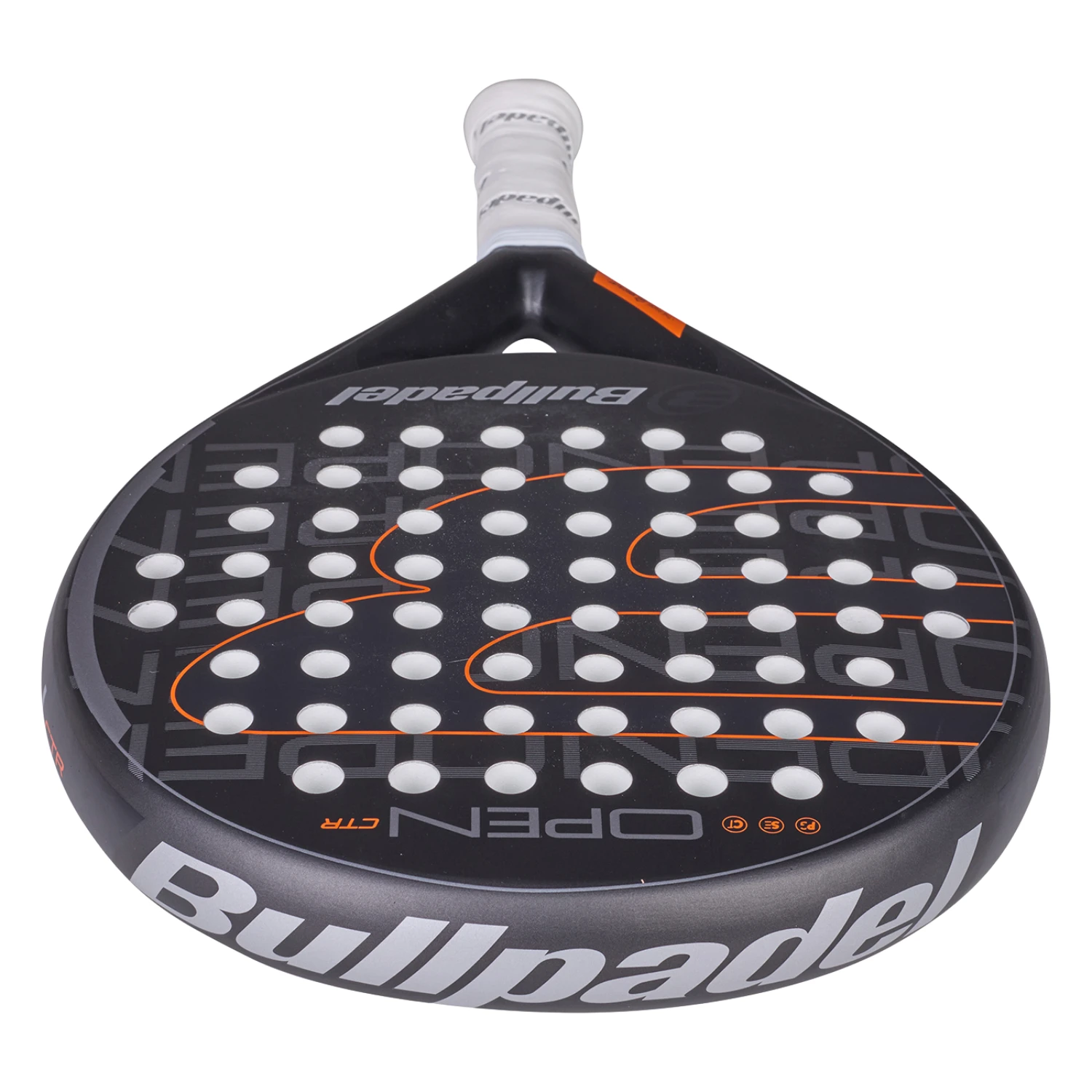 BullPadel Open Control Padel Racket - Grey Padel BullPadel
