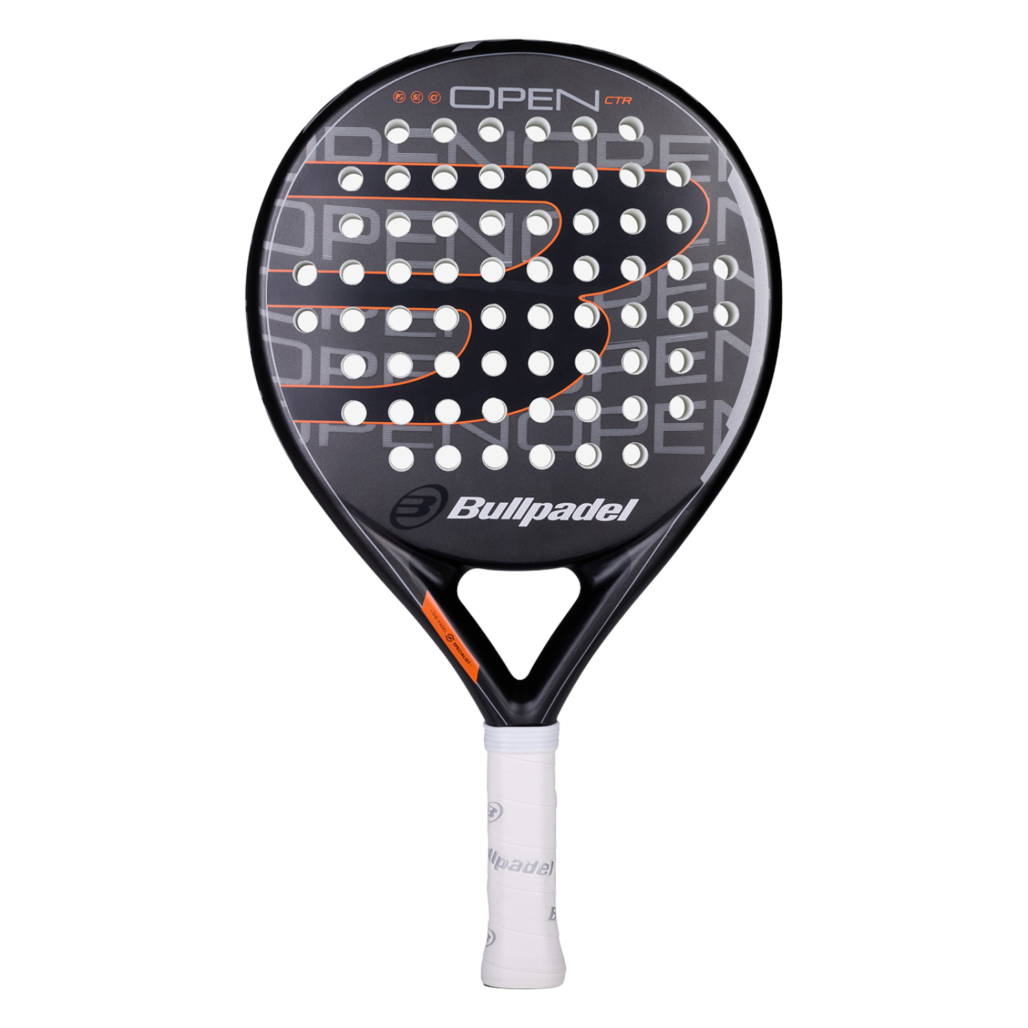 BullPadel Open Control Padel Racket - Grey