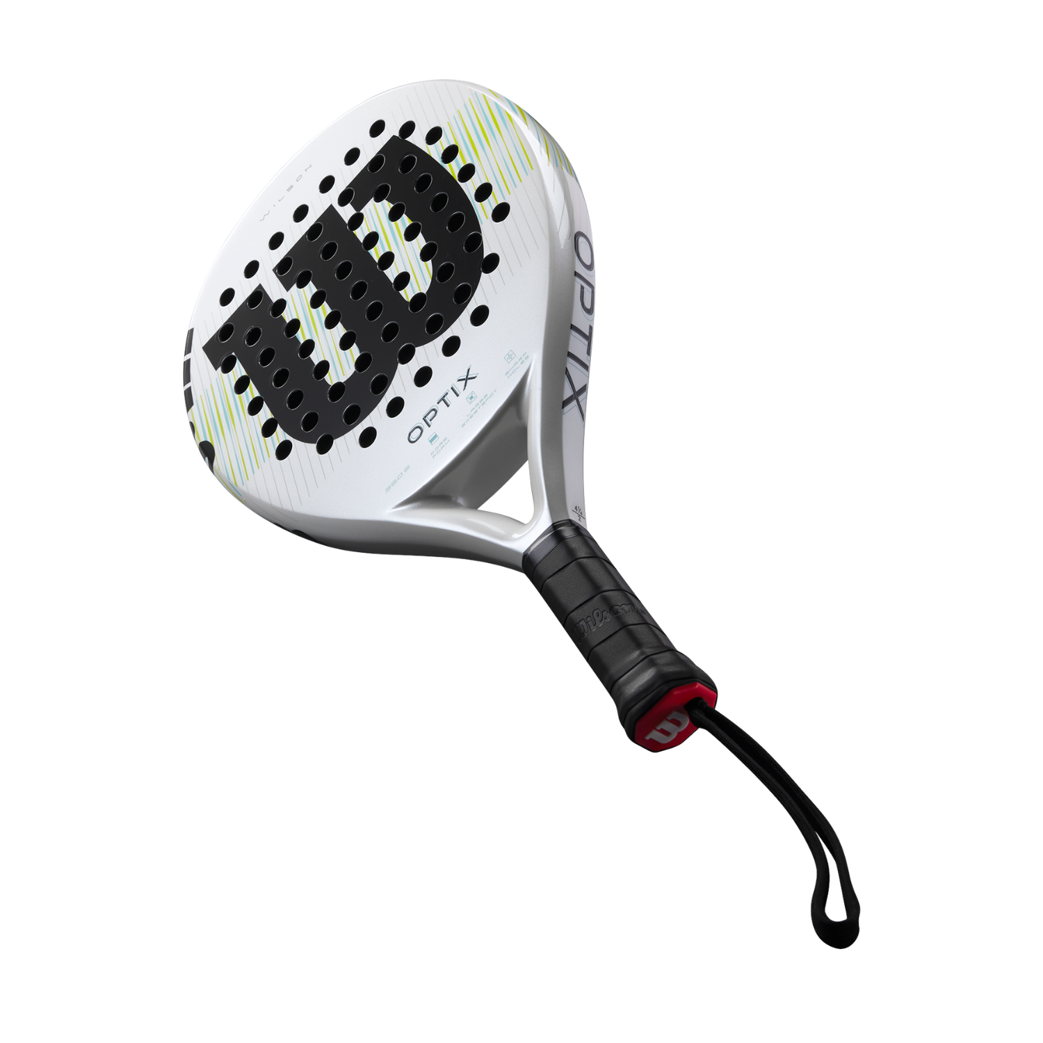 Wilson Optix V1 Padel Racket - White