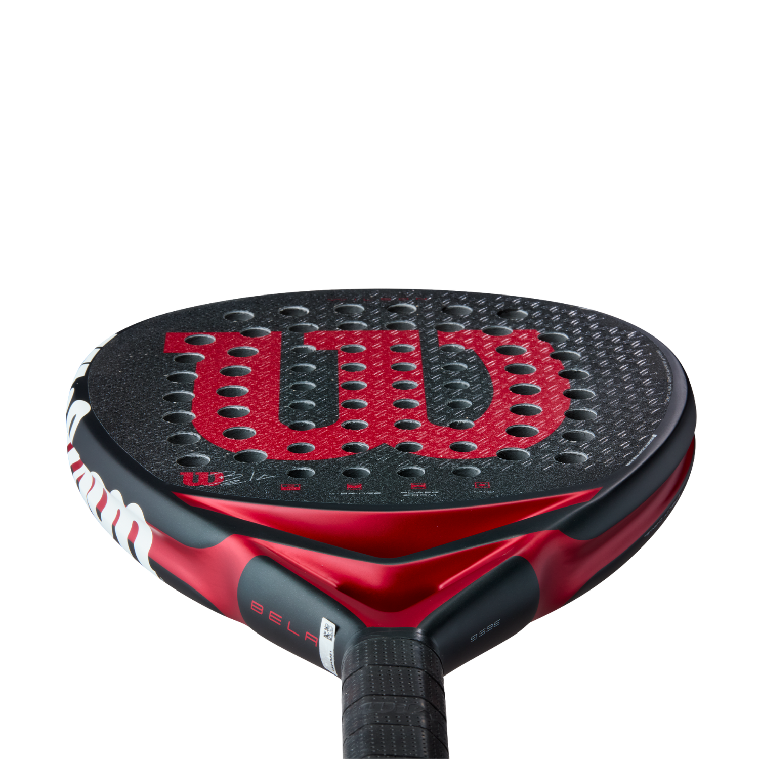 Wilson Bela V3 Padel Racket - Black/Red