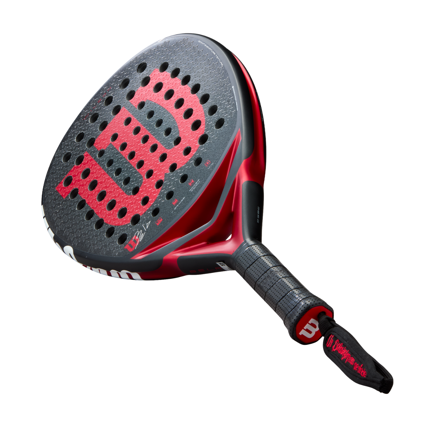Wilson Bela V3 Padel Racket - Black/Red