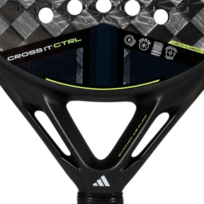 Adidas Cross It Control 3.4 Padel Racket - Black/Lime Padel Rackets Adidas