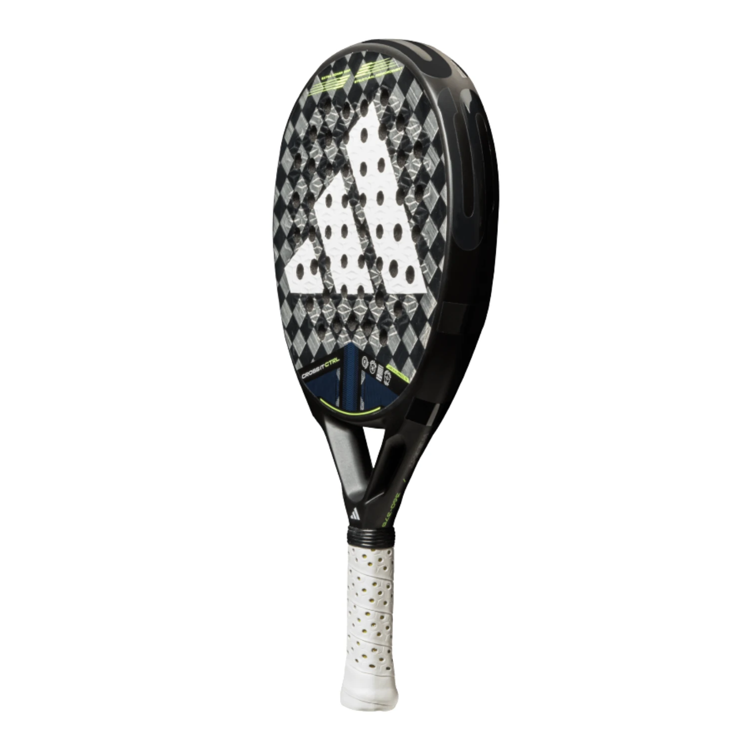 Adidas Cross It Control 3.4 Padel Racket - Black/Lime Padel Rackets Adidas