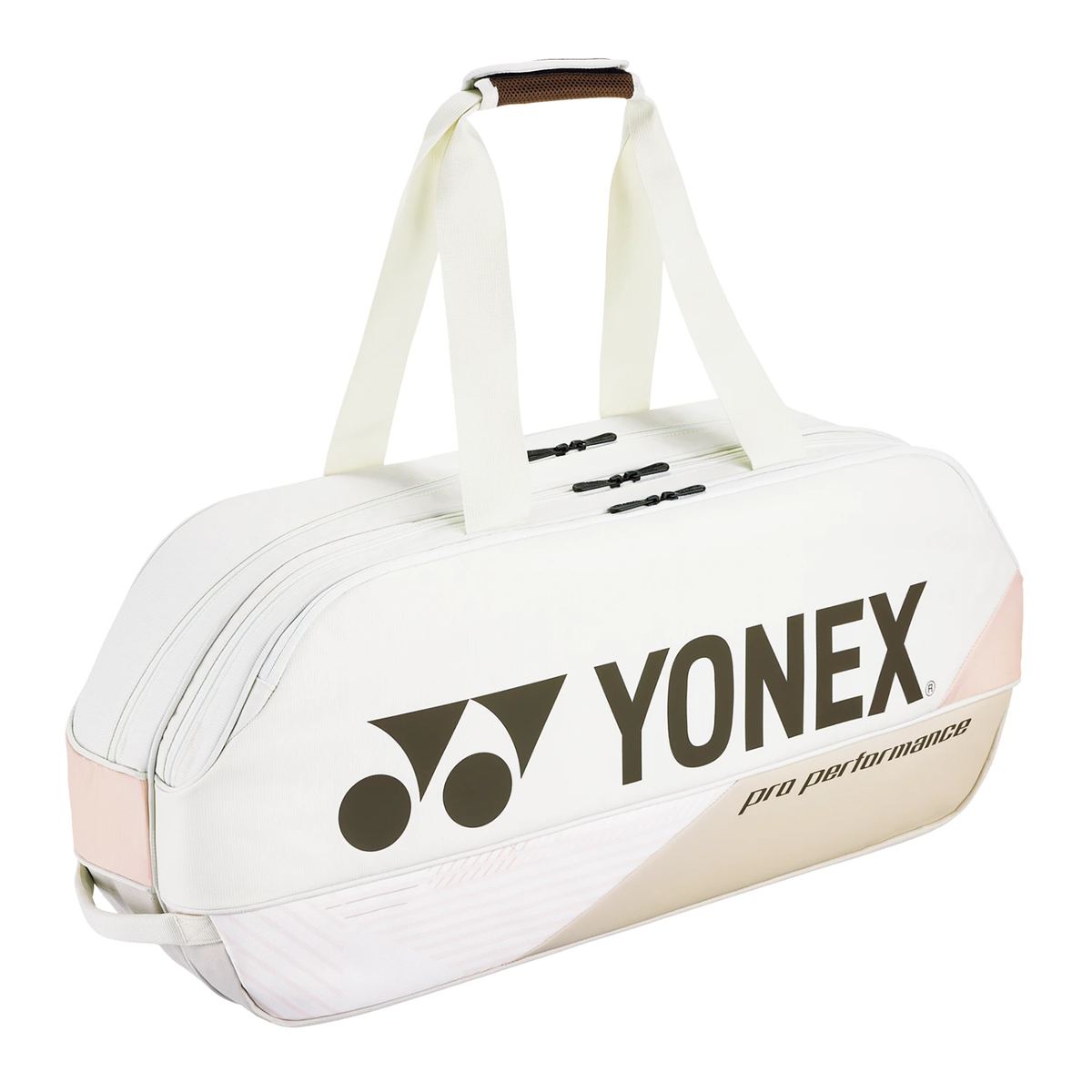 Yonex BA92431WEX Pro Tournament Bag - Sand Beige Sand 3 Racket Luggage Yonex