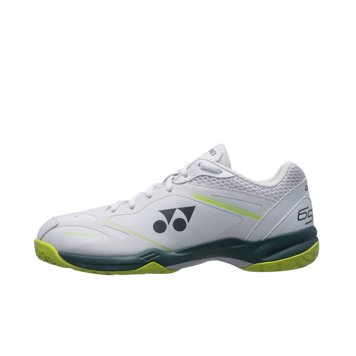 Yonex Power Cushion 65X4 VA Unisex Badminton Shoes - White/Lime - VA - Viktor Axelsen Collection - SHBVAX