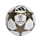 Adidas UCL League Football (JZ9995) - White/Black/Gold Footballs Adidas