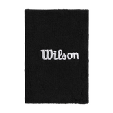 Wilson Wide Terry Wristbands Unisex - Black