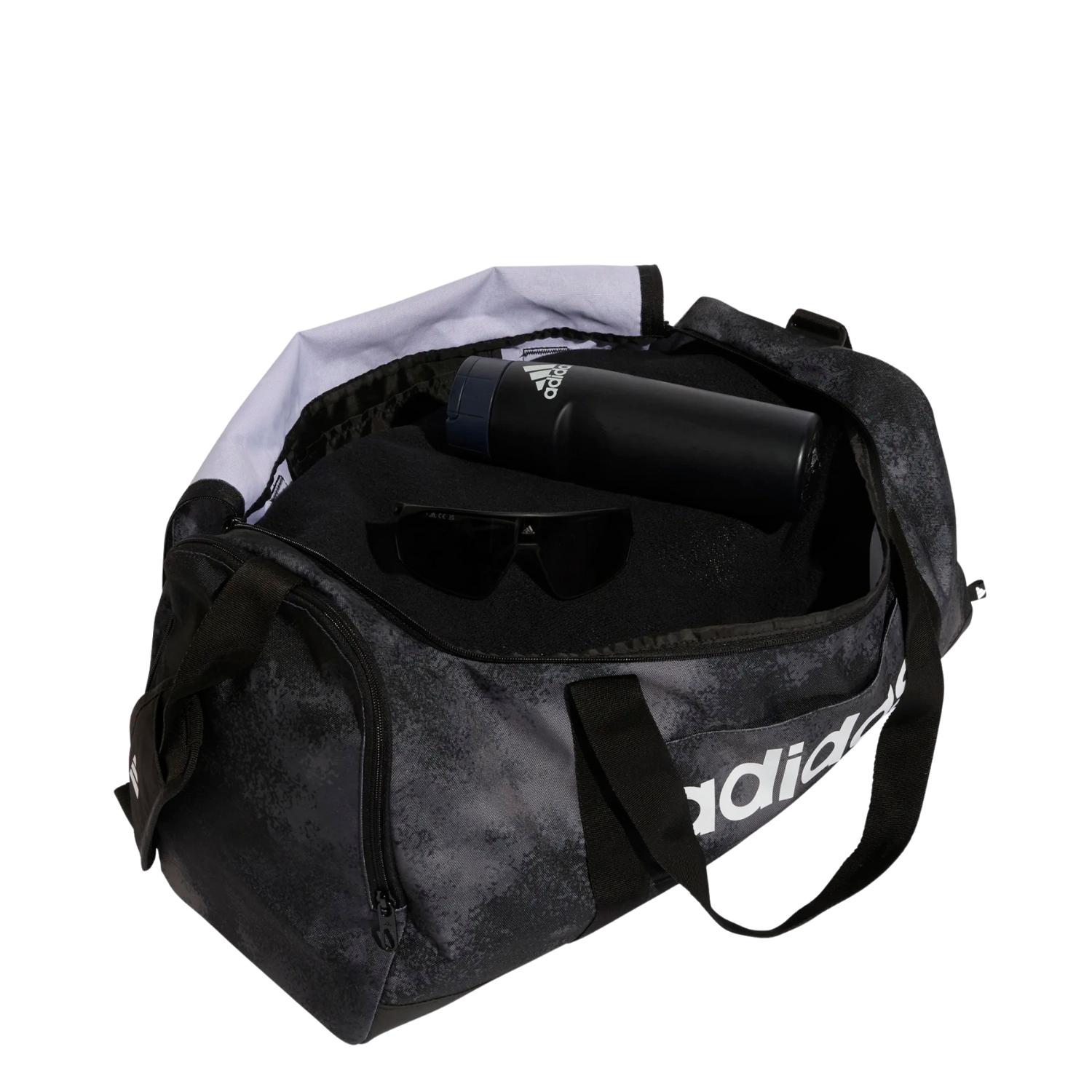Adidas Linear Camo Graphic Duffle Medium - Grey