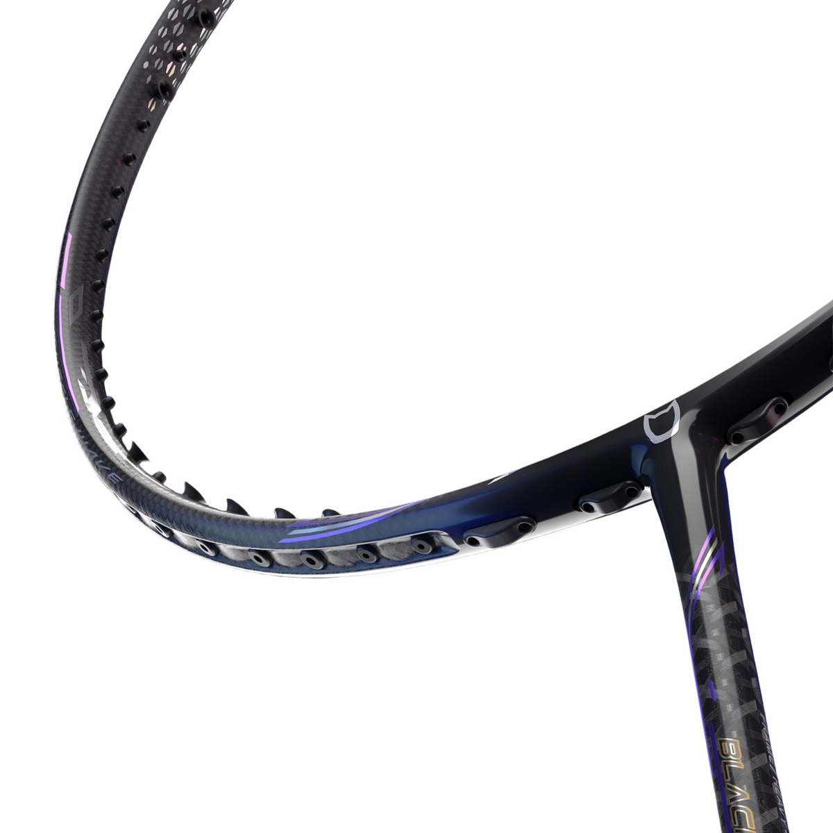 Jnice Black Panther II Badminton Racket Strung - Black