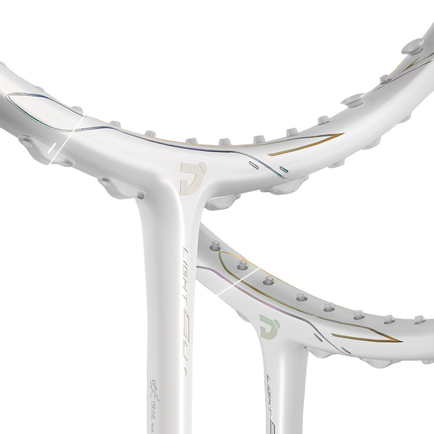 Jnice Air Katana Game 6U Unstrung Badminton Racket - White