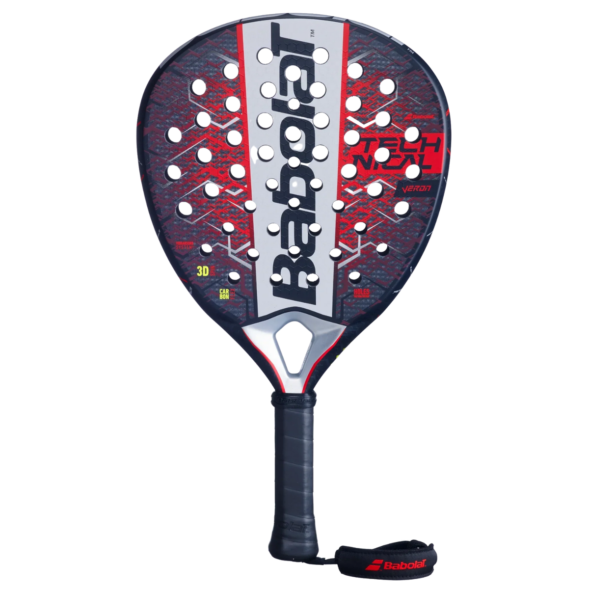 Babolat Technical Veron 2.5 Padel Racket - Red Padel Babolat