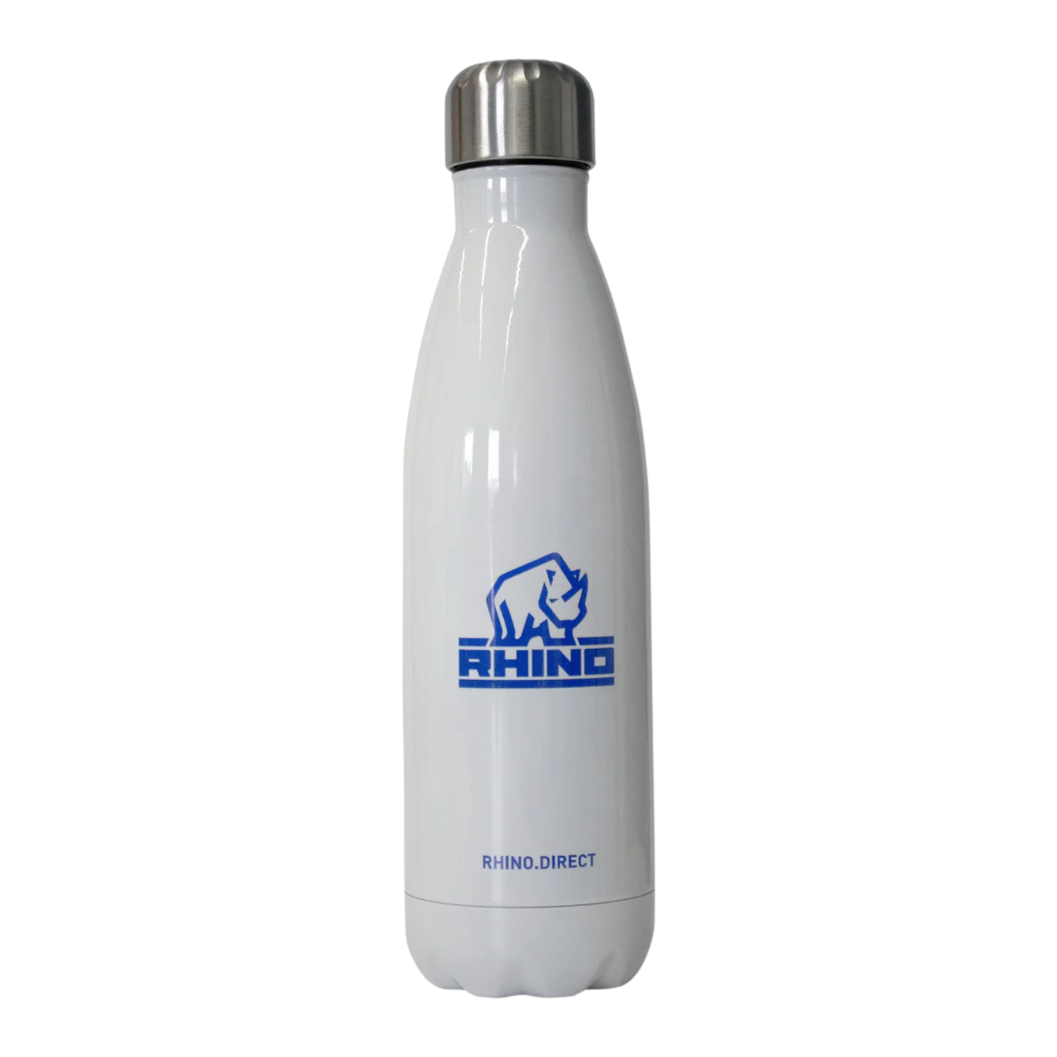 Rhino Stainless Steel Water Bottle STEBOT WHITE O/S Accessories Rhino