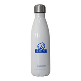 Rhino Stainless Steel Water Bottle STEBOT WHITE O/S Accessories Rhino