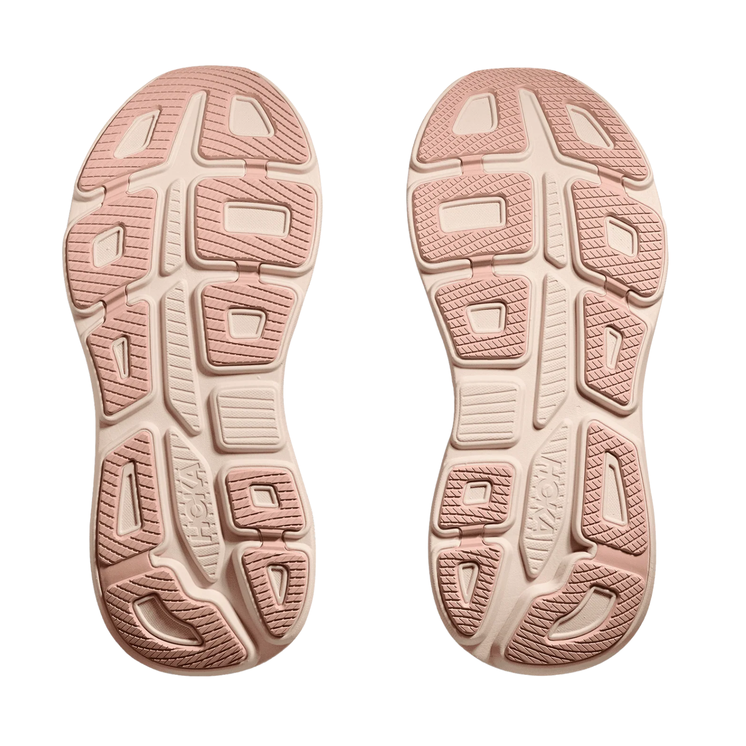 Hoka Bondi 9 Running Shoes Women - Rose Latte/Cream