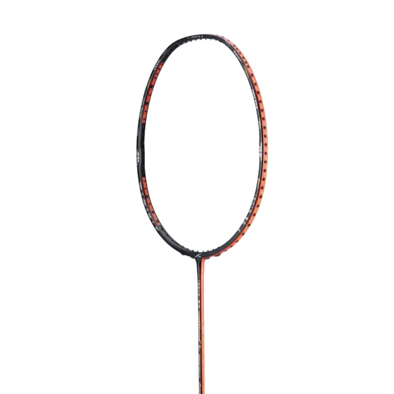 Hundred Ioniq 80 Limited Edition 4U Badminton Racket - Black/Orange Red