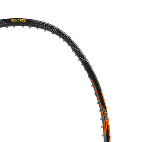 Hundred Flareon 700 Badminton Racket - Black/Orange Badminton Rackets Hundred