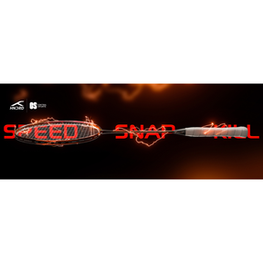 Hundred Flareon 700 Badminton Racket - Black/Orange Badminton Rackets Hundred