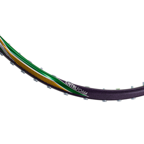 Hundred Hyfonic 7 Badminton Racket - Purple/Green Badminton Rackets Hundred