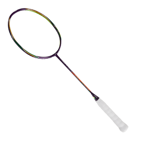 Hundred Hyfonic 7 Badminton Racket - Purple/Green Badminton Rackets Hundred