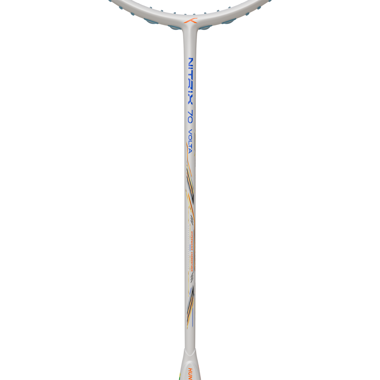 Hundred Nitrix 70 Volta Badminton Racket - White Badminton Rackets Hundred