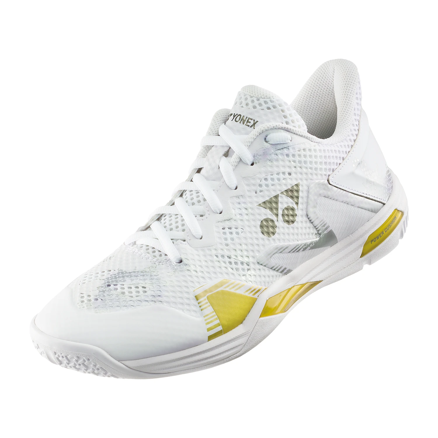 Yonex Power Cushion Eclipsion Z3 Badminton Shoe Men - White/Gold Badminton Shoes Yonex