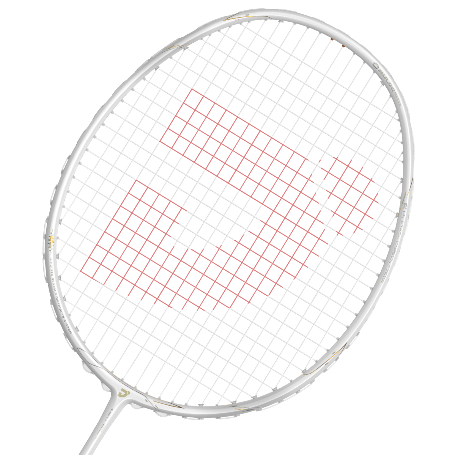 Jnice Air Katana Game 5U Unstrung Badminton Racket - White Badminton Rackets JNICE