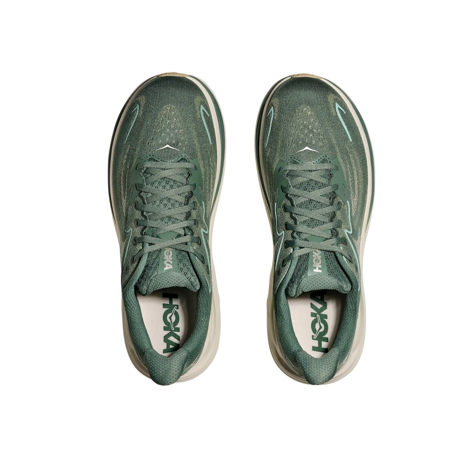 Hoka Clifton 10 Running Shoe Men - Fern/Truffle Salt Running Shoes Hoka