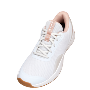 Wilson Intrigue Lite Tennis Shoe Women - White/Cameo Rose/Gum Tennis Shoes Wilson