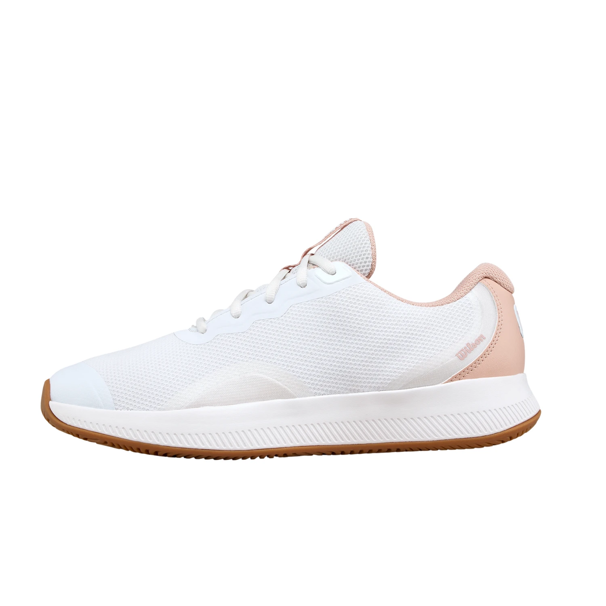 Wilson Intrigue Lite Tennis Shoe Women - White/Cameo Rose/Gum White Cameo Rose Gum Tennis Shoes Wilson