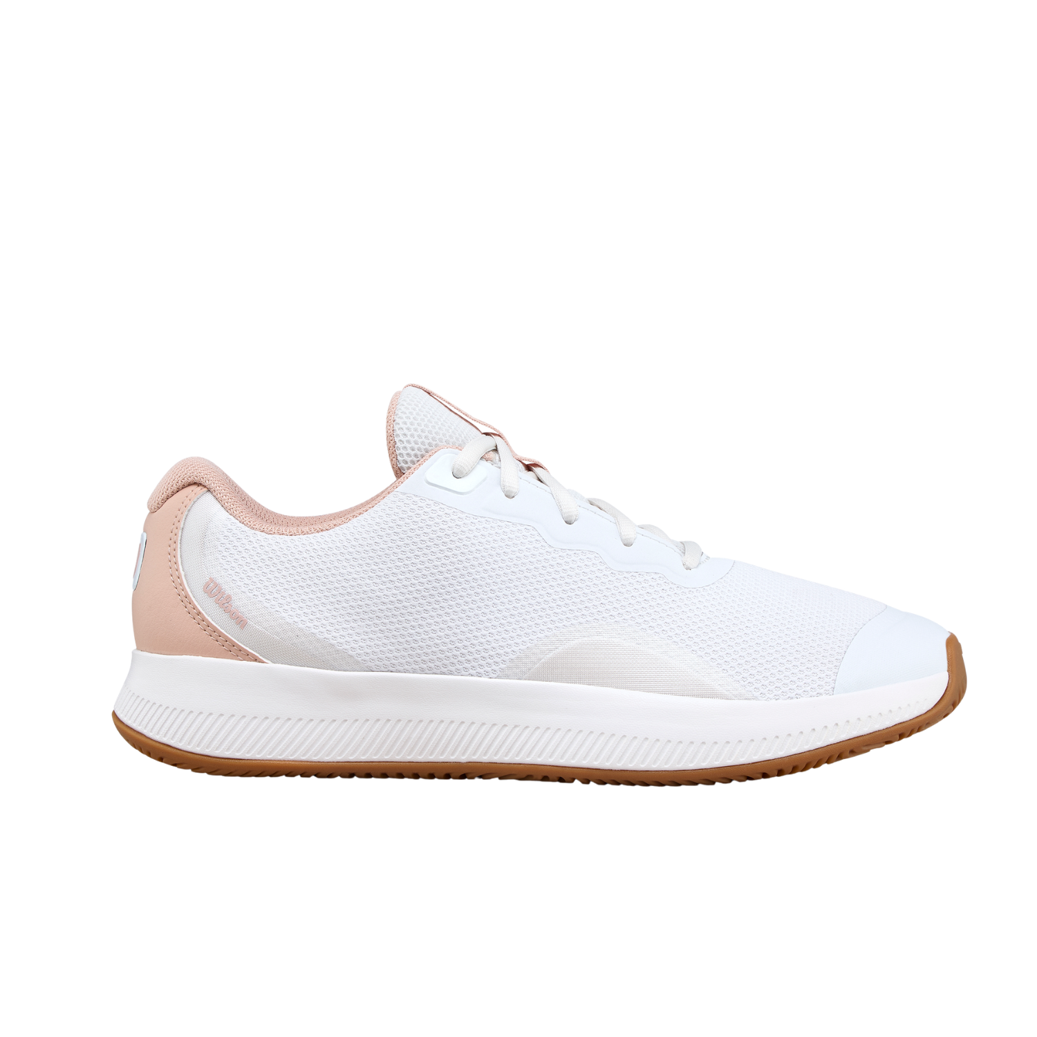 Wilson Intrigue Lite Tennis Shoe Women - White/Cameo Rose/Gum White Cameo Rose Gum Tennis Shoes Wilson